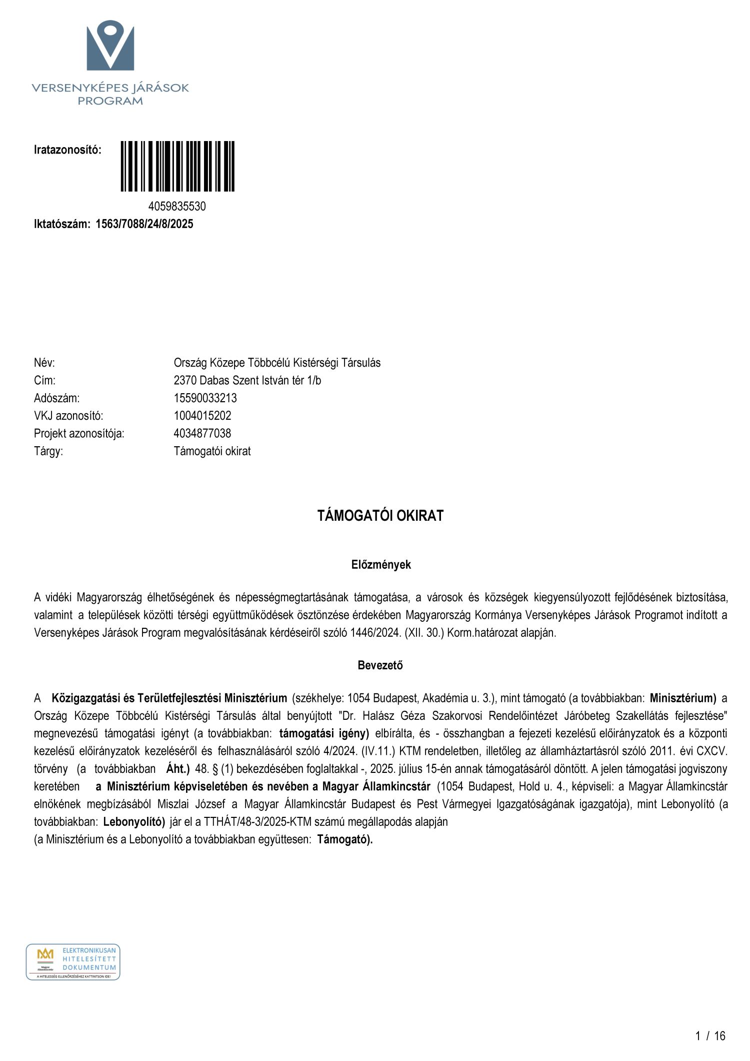 Tamogato okiratkozbiztonsag Oldal 01